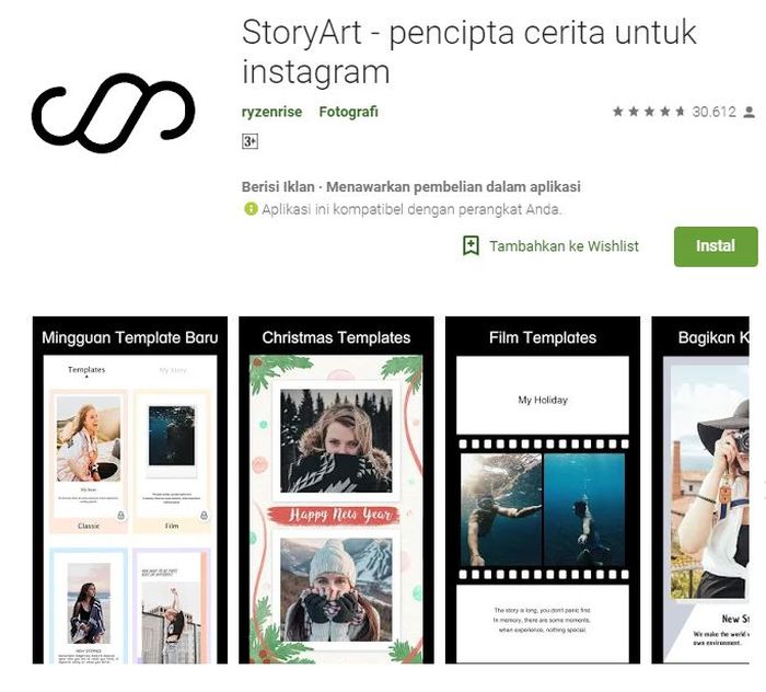 Aplikasi StoryArt