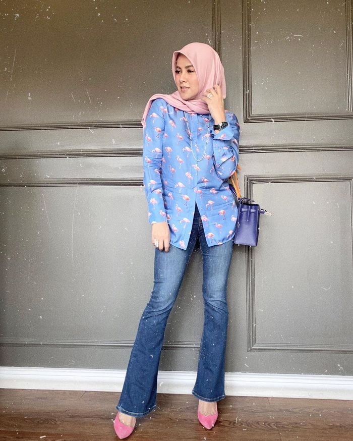 Model Hijab  Pake Celana  Jeans Style  Hijab  Terbaru