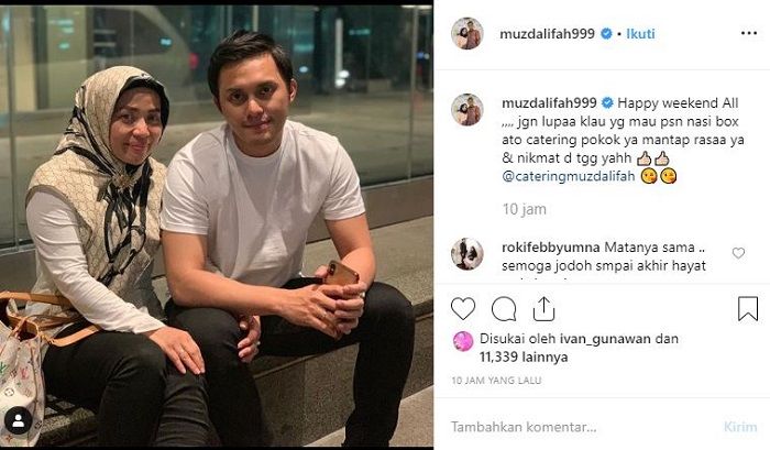 Warganet sebut Fadel dan Muzdalifah berjodoh karena mirip
