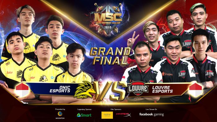 MSC 2019 Grand Final brings together Onic and Louvre representatives of Indonesia