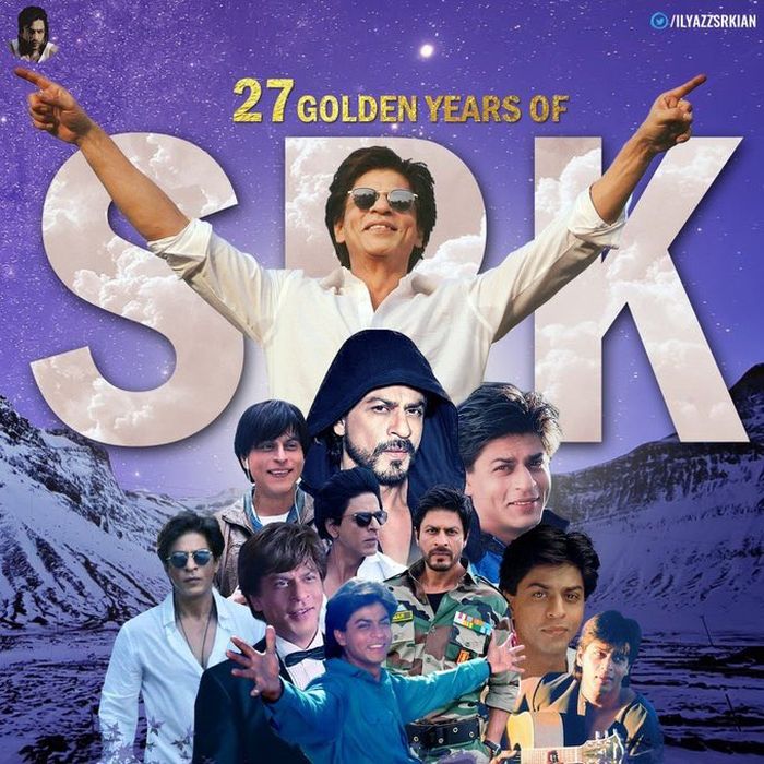 enggemar Shah Rukh Khan rayakan 27 tahun karier sang idola.