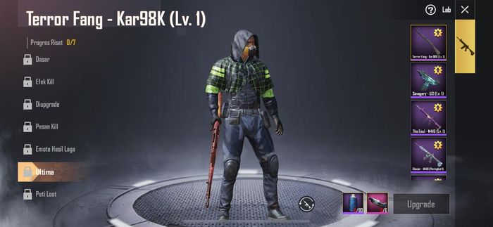 Skin Terror Fang Kar98k