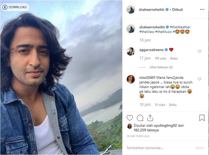Unggahan Shaheer Sheikh