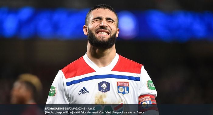 Gelandang serang Olympique Lyon, Nabil Fekir