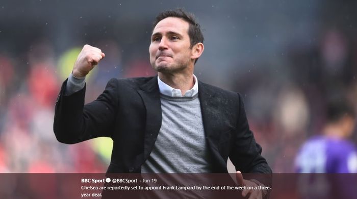 Pelatih baru Chelsea, Frank Lampard 