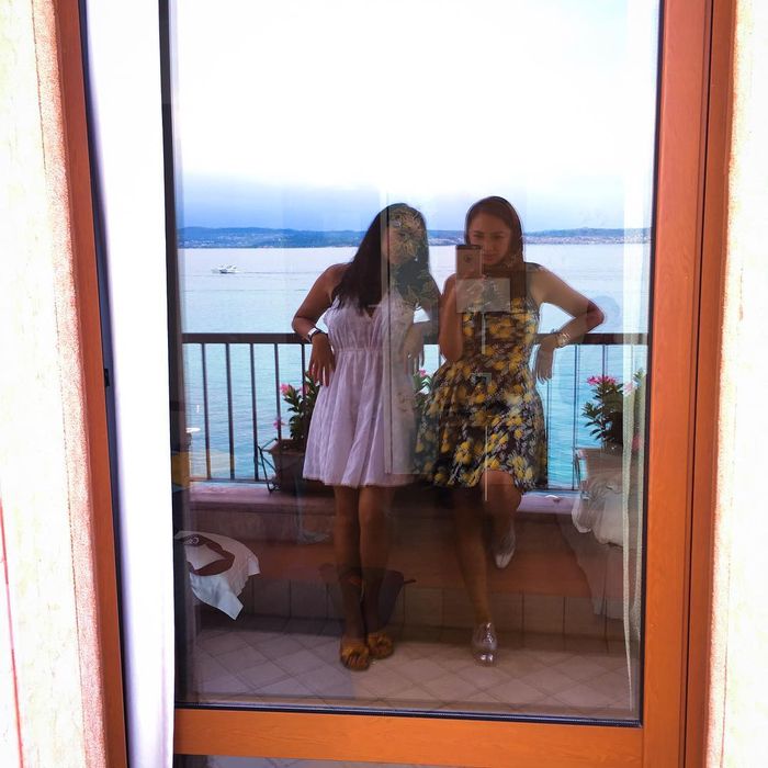 Gayanti Hutami & mama, Tata Cahyani