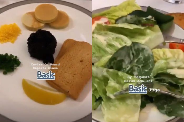 Harga per Kilo Capai Rp 16 Juta, Syahrini Pamerkan Menu Mewahnya Ini di Jet Pribadi: Biasa!