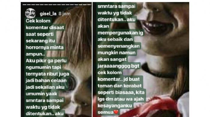 Unggahan Story Gisel