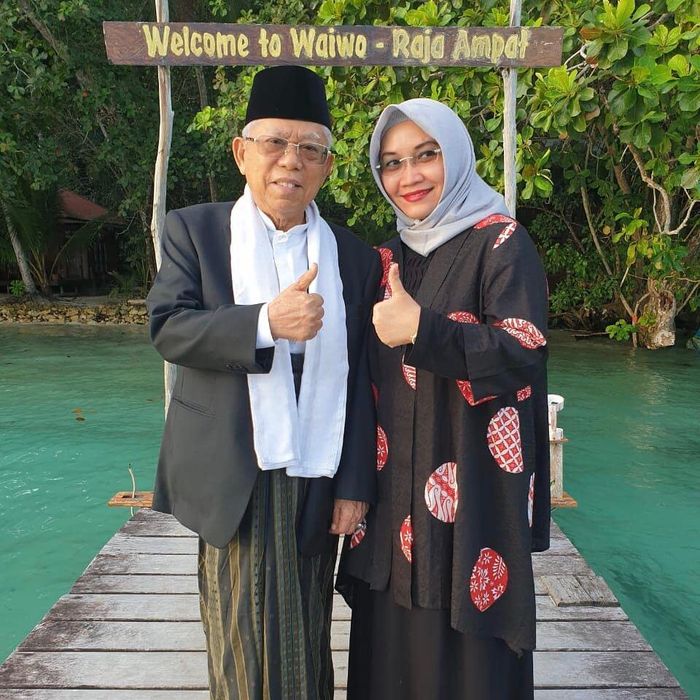 Ma'ruf Amin dan Wury Estu Handayani