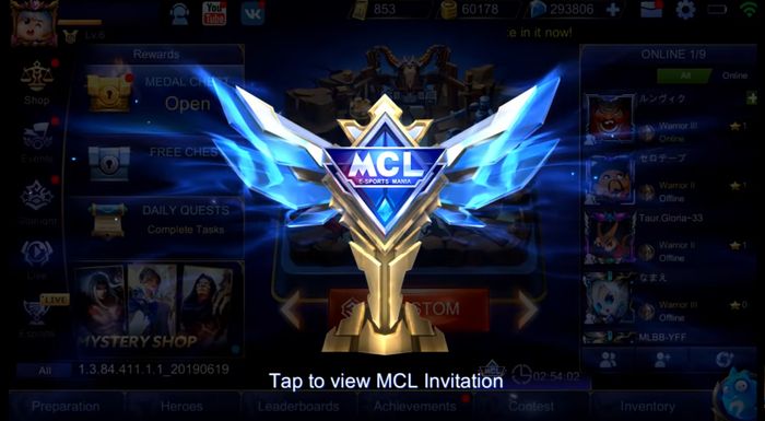 Join, Come on! New Mobile Legends Event, MLBB Championship League (MCL