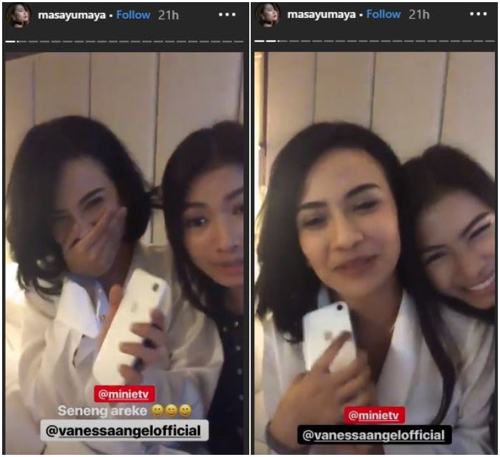 Vanessa Angel dapat hadiah ponsel iPhone seri terbaru sebagai ucapan selamat atas kebebasannya.