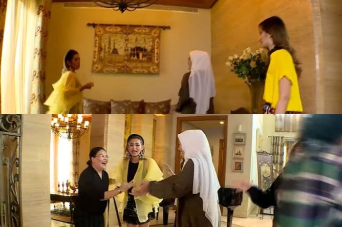 Ruang tengah rumah Sarita Abdul Mukti