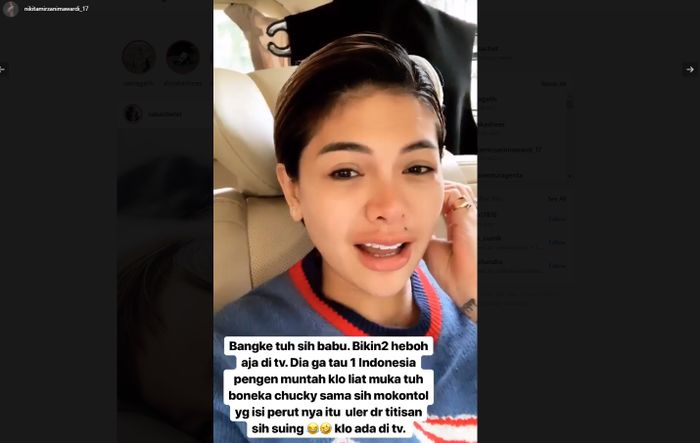 Nikita Mirzani diduga sindir Brbie Kumalasari dan Galih Ginanjar