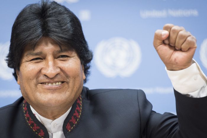 Press briefing by H.E. Evo Morales Ayma, President of the Plurinational State of Bolivia
