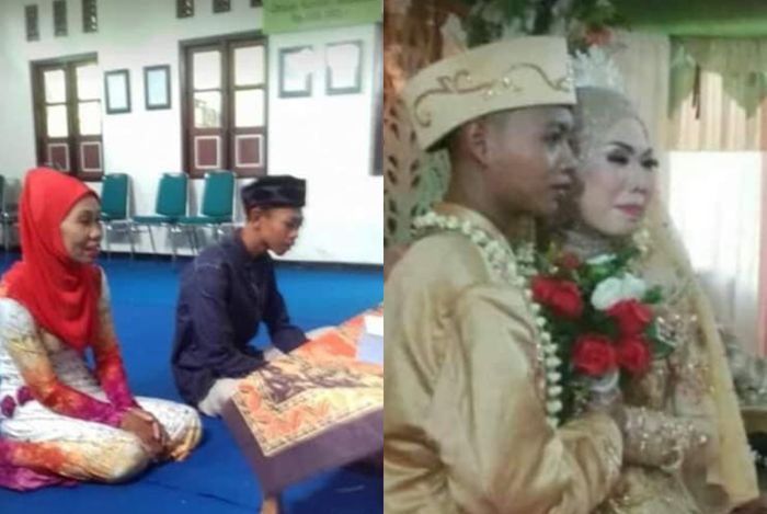 Viral, pernikahan nenek 59 tahun dengan remaja 19 tahun di Pati