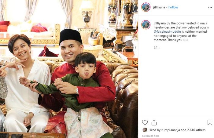 Pengakuan sepupu Faisal Nasimuddin. 