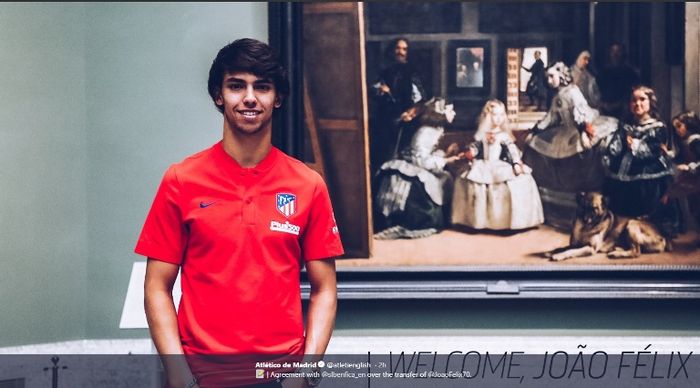 Pemain baru Atletico Madrid, Joao Felix.