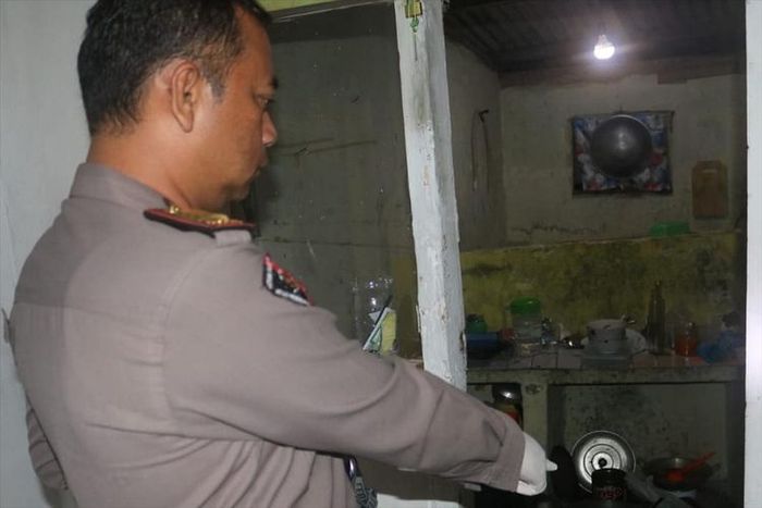 Lokasi penemuan jasad FA
