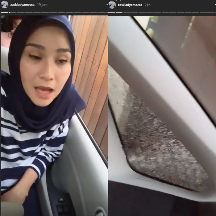 Zaskia Mecca alami <a href='https://pontianak.tribunnews.com/tag/kecelakaan' title='kecelakaan'>kecelakaan</a> saat di Jogja