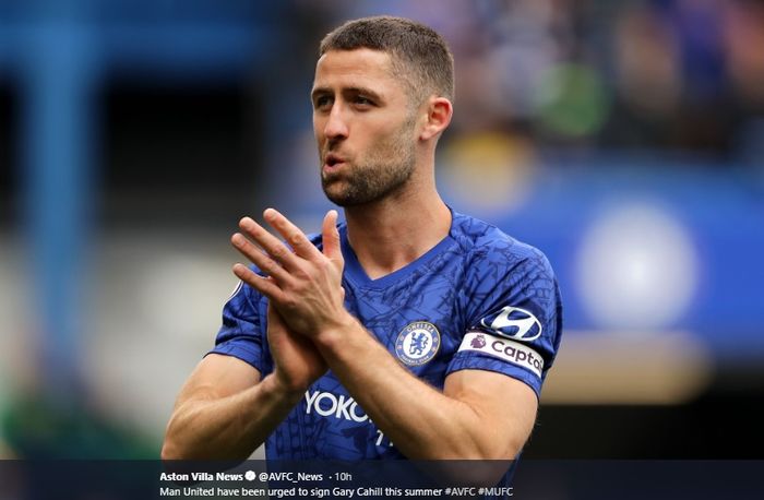 Mantan bek, sekaligus kapten Chelsea, Gary Cahill.