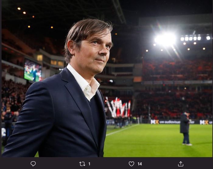 Pelatih asal Belanda, Phillip Cocu.