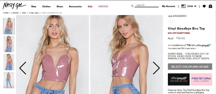 Merek dan harga crop top Nia Ramadhani