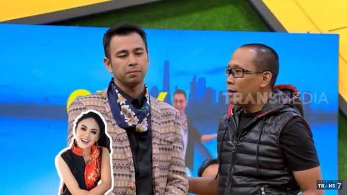 Raffi Ahmad saat menyampaikan pesan untuk sang mantan, Yuni Shara.