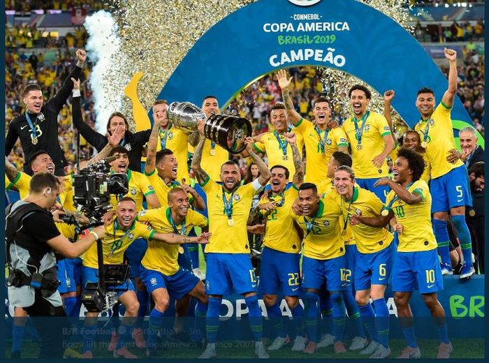 Brasil juara Copa America 2019 usai mengalahkan Peru di final.