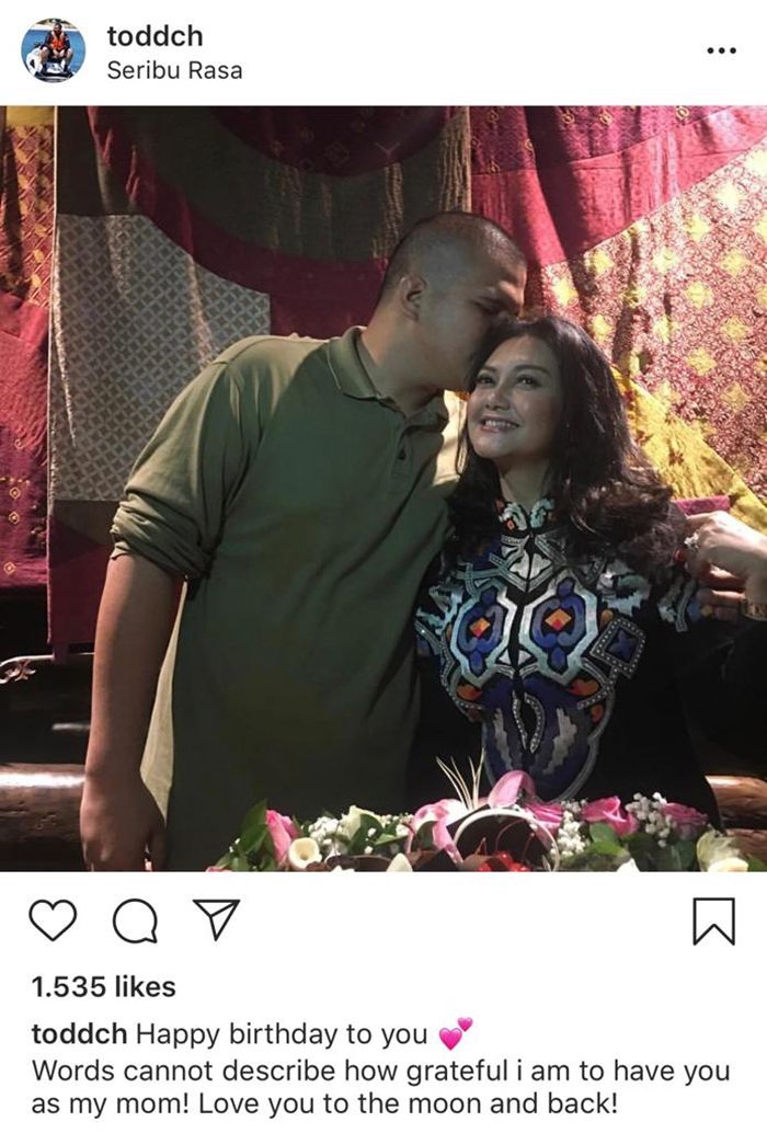 Bella Saphira dan anak tirinya