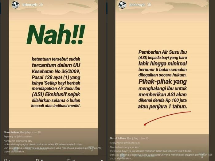 Bayi wajib diberi ASI hingga 6 bulan diatur dalam UU Kesehatan