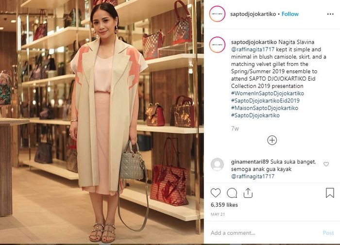 Jadi Salah Satu Artis Terkaya di Indonesia, Nagita Slavina Tak Malu Kepergok Pakai Baju yang Sama Berulag Kali