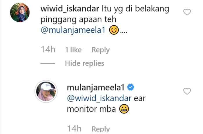Jawaban dari Mulan Jameela