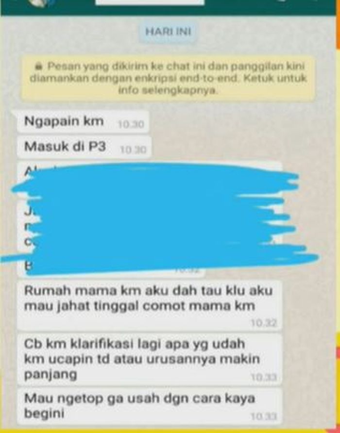 Ancaman Barbie Kumalasari untuk Bagus Saputra