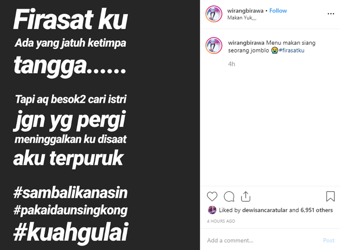 Sindiran Wirang Birawa pada kesetiaan Barbie Kumalasari