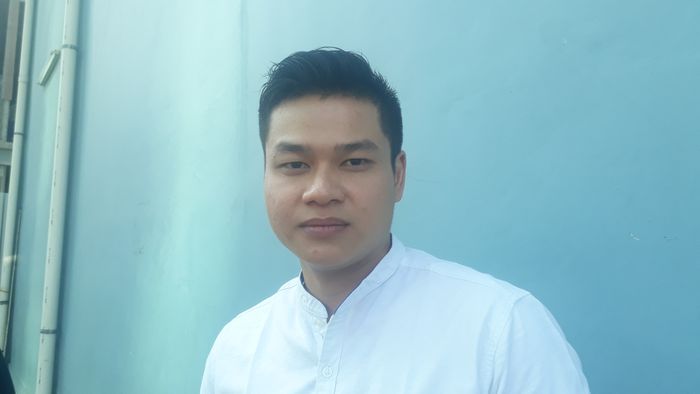 Bagus Saputra saat ditemui Grid.ID di kawasan Tendean, Jakarta Selatan, Kamis (11/7/2019).