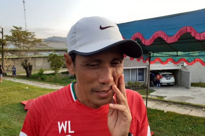 Asisten pelatih Semen Padang, Weliansyah.