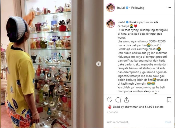 Koleksi parfum Inul Daratista
