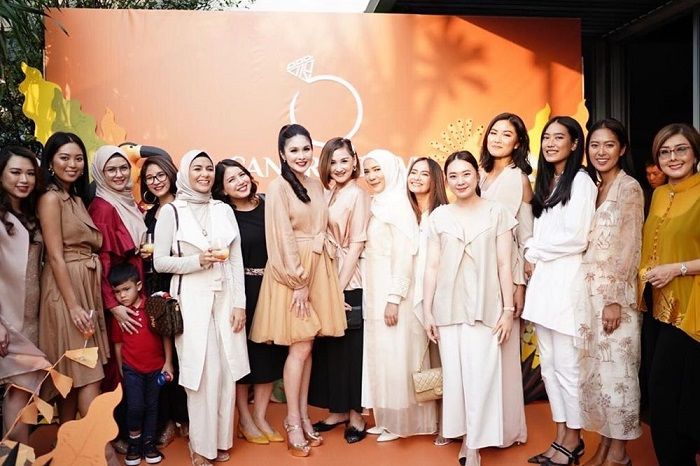 Potret kemeriahan peluncuran koleksi perhiasan yang mengusung nama Sandra Dewi