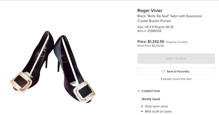 Harga sepatu Roger Vivier Black 