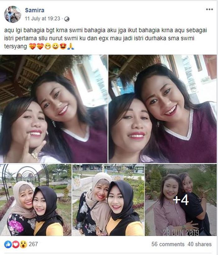Cerita wanita yang mengaku sangat senang suaminya menikah lagi.