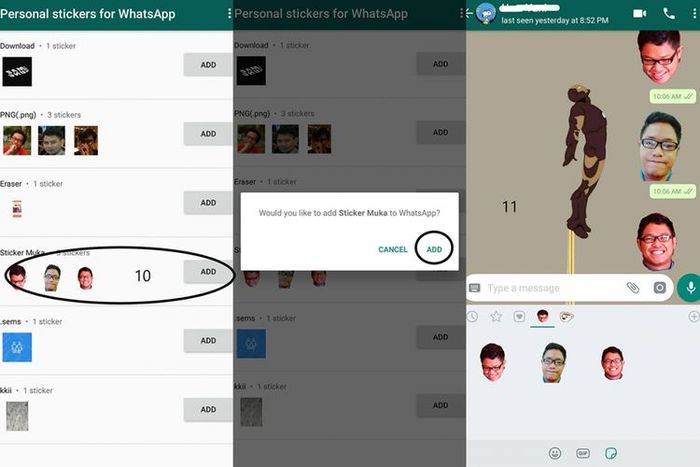 Lupa Cara Membuat Stiker  WhatsApp dengan Foto Wajah  