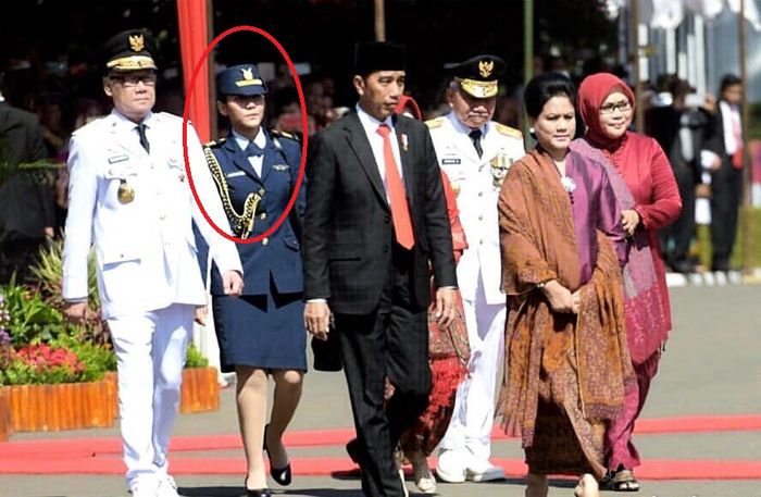 Sandhyca Putrie, ajudan Iriana Jokowi