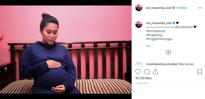 Evi Masamba tak sabar menantikan kelahiran sang buah hati