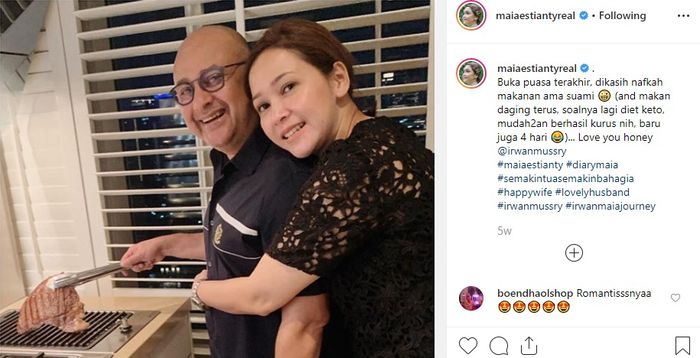 Maia Estianty mulai lakukan diet kero sejak Juni lalu.