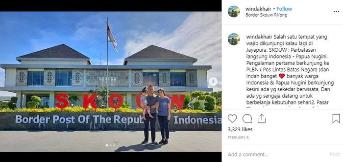 Temani sang suami di daerah perbatasan