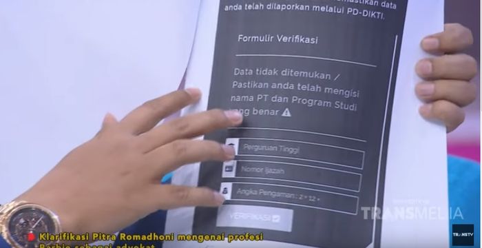 Nomor ijazah Barbie Kumalasari tidak ditemukan