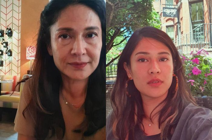 Dian Sastro dan wajah tuanya 
