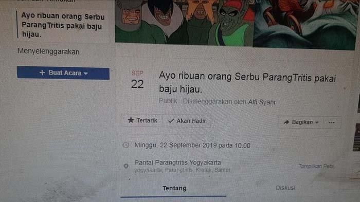 Viral ajakan menantang Nyi Roro Kidul