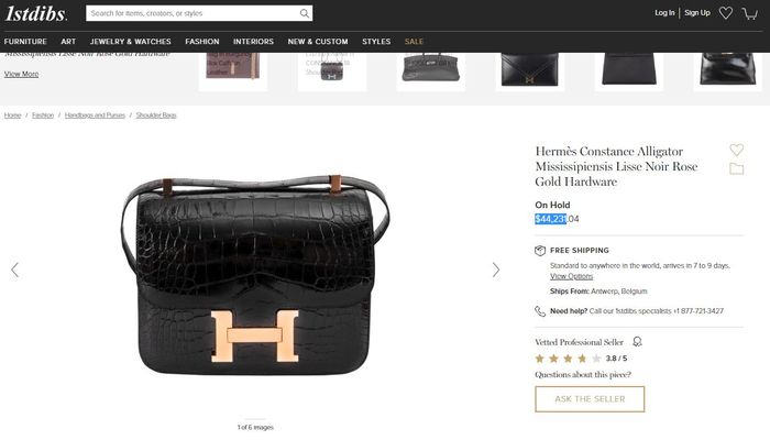 Hermes Constance Alligator