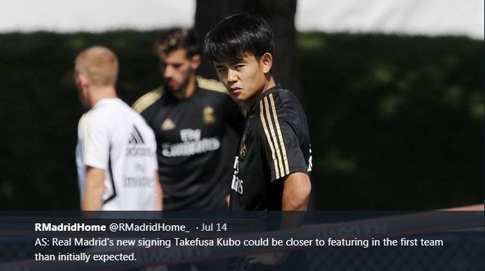 Pemain baru Real Madrid, Takefusa Kubo.
